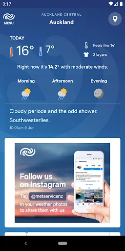 MetService NZ Weather