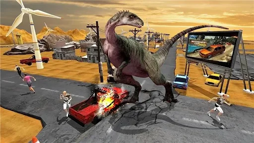 Dinosaur Simulator Attack Game