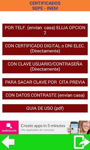 TUTORIAL CERTIFICADO DESEMPLEO