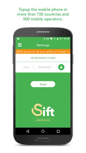 Sift Ambassador - Mobile recha