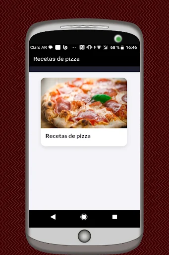 Pizza Recipe App in Spanish