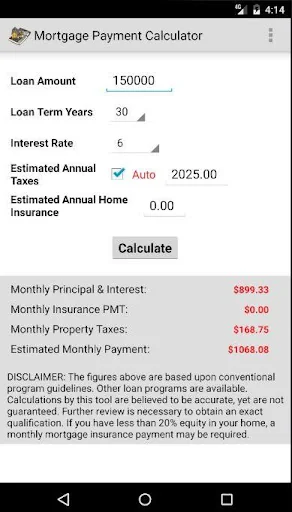 Simple Mortgage Calculator