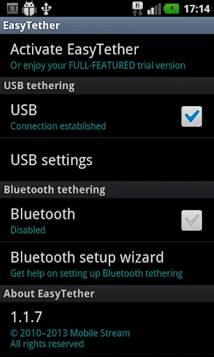 EasyTether Lite (w/o root)