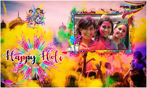 Holi Photo Frames
