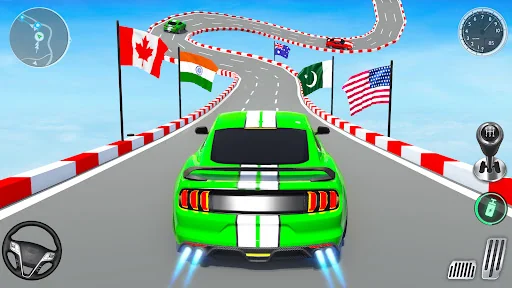 Muscle Car Stunts - Ramp Car