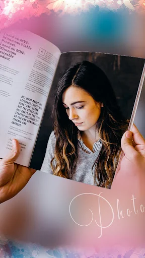 Book photo frames / editor