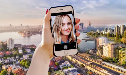Selfie photo frames
