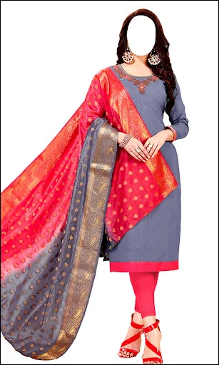 Womens Churidar Neck Dresses
