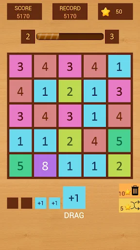 Drag & Merge :234 Block Puzzle