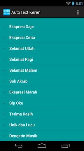 Auto Text Keren for Android