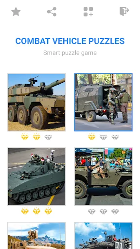 Jigsaw Combat Vehicle Puzzles