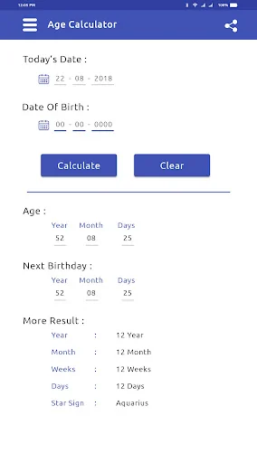 NG Age Calculator