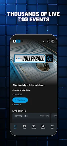 B1G+: Watch College Sports