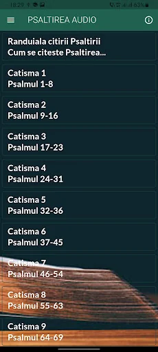 Psaltirea lui David Audio