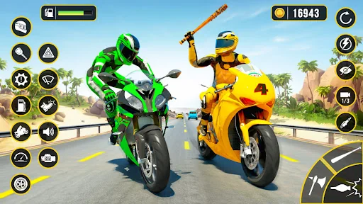 Asphalt Rider: Bike Attack