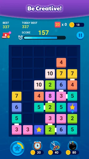 Merge Block: Number Merge Game