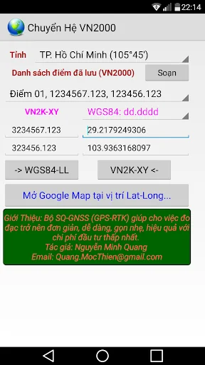 Chuyển Tọa Độ VN2000