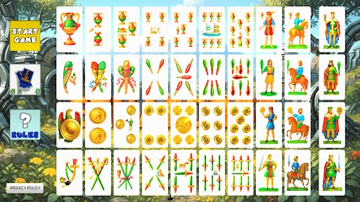 Cards Sicilian Solitaire