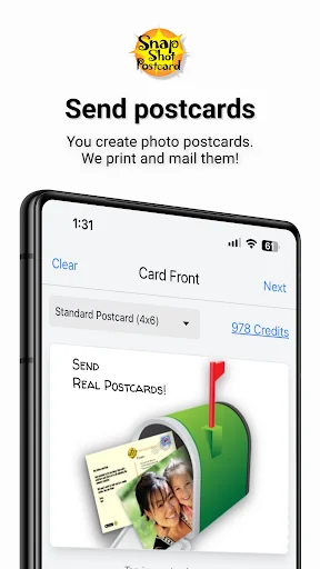 SnapShot Postcard App
