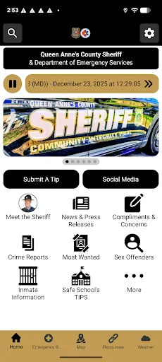 Queen Anne’s Sheriff and DES