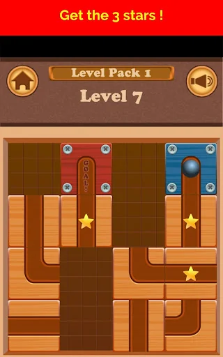 Roll Ball Escape - Slide puzzl