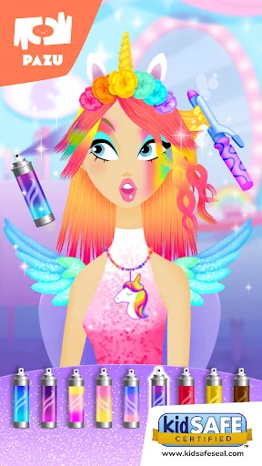 Girls Hair Salon Unicorn