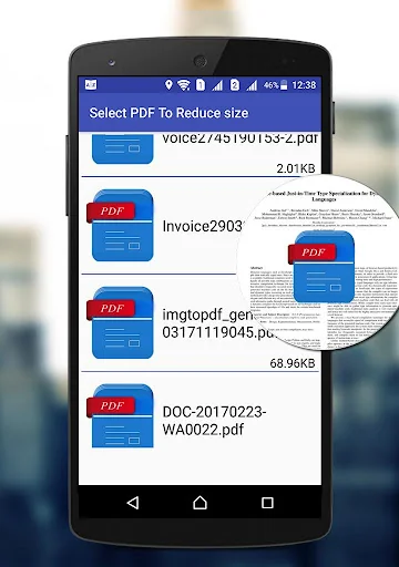 Compress PDF Files size