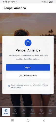 Penpal America: Chat & Friends