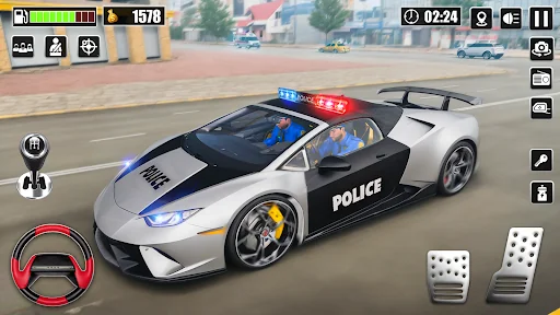 Crazy Car Chase: Police Games