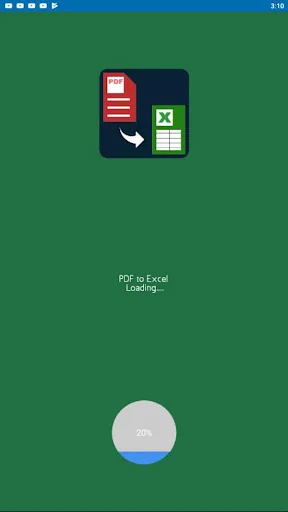 Convert PDF to XLSX