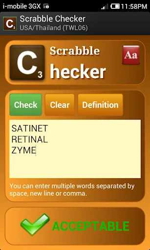 Word Checker (for SCRABBLE)