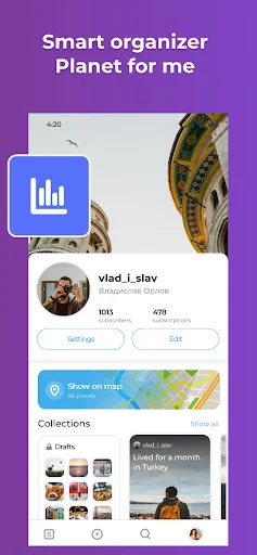 Planet for me: social network