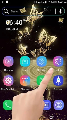 Gold Butterfly Water LWP
