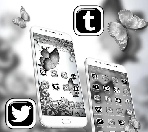 White Butterfly Launcher