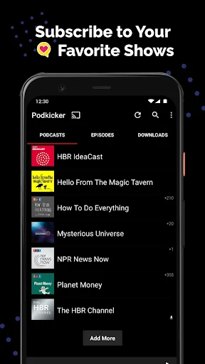 Podkicker - Podcast App Player