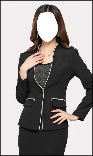 Women Jacket Suit Photo Maker
