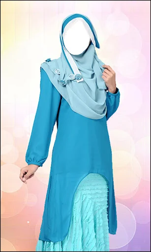 Muslim Girls Burqa Photo Suit