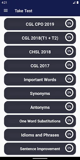 SSC CGL English Offline