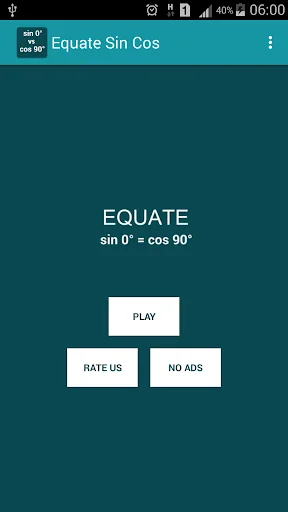 Equate Sin Cos