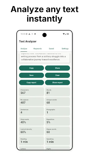 Text Analyzer: Word Counter