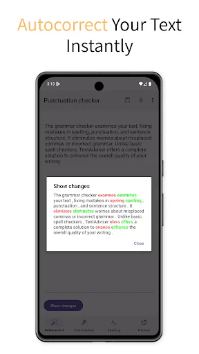 Grammar checker and corrector