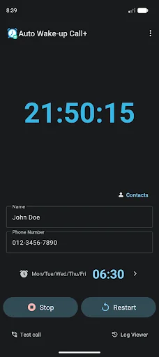 Auto Wake-up call+