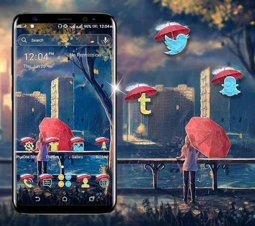 Rainy Days Launcher Theme