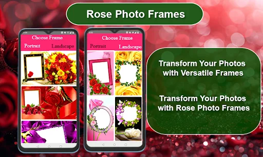 Rose Photo Frames: Pic Effects
