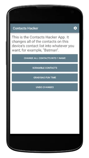 Contacts Hacker - Prank App