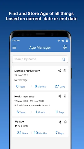 Age Calculator and Manager