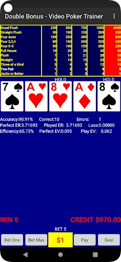 Video Poker - Double Bonus