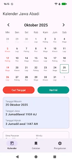 Kalender Jawa Abadi