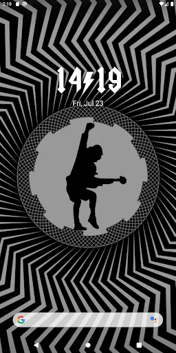 AC/DC Clock And Wallpapers