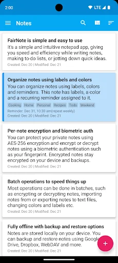 FairNote - Encrypted Notes